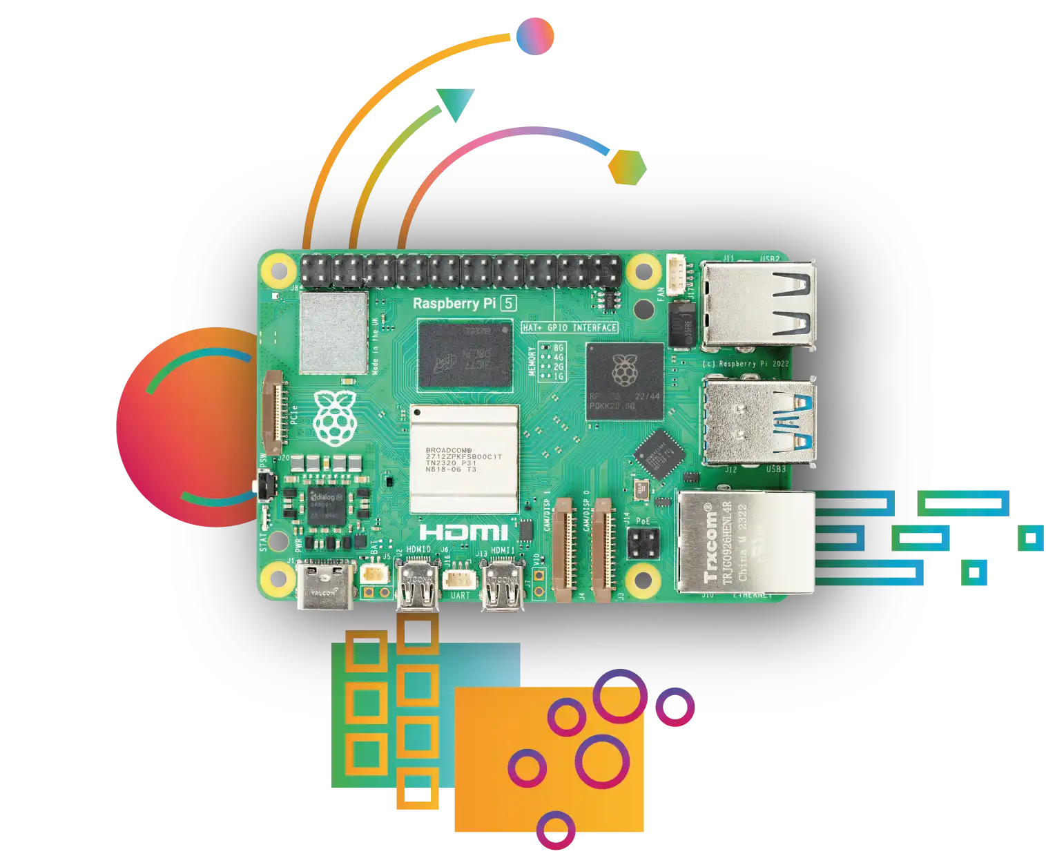 Raspberry Pi 5 Board Components